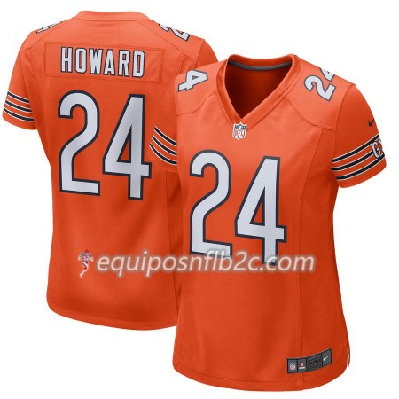 Camiseta Mujer NFL Chicago Bears Jordan Howard 24 Nike Azul 